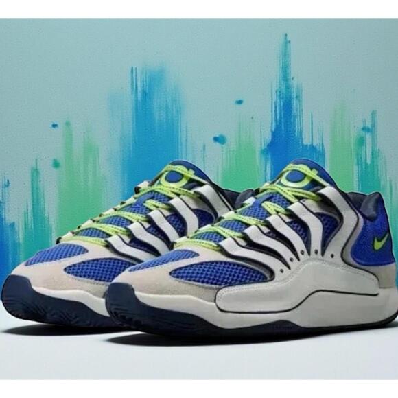 Nike Other - KD18 Men's Multi Size Hyper Royal/Neon Yellow-Sail HV1992 400 SIZE 14